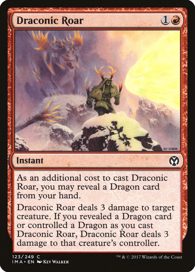 Draconic Roar [Iconic Masters] | All Aboard Games