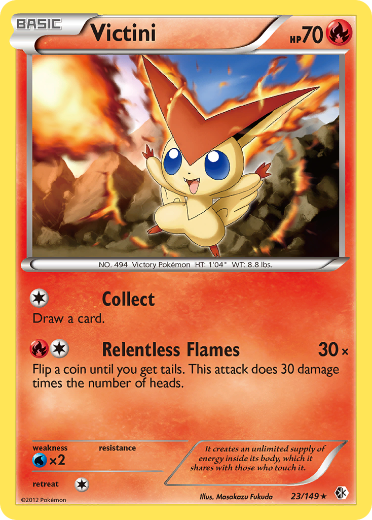 Victini (23/149) [Black & White: Boundaries Crossed] | All Aboard Games