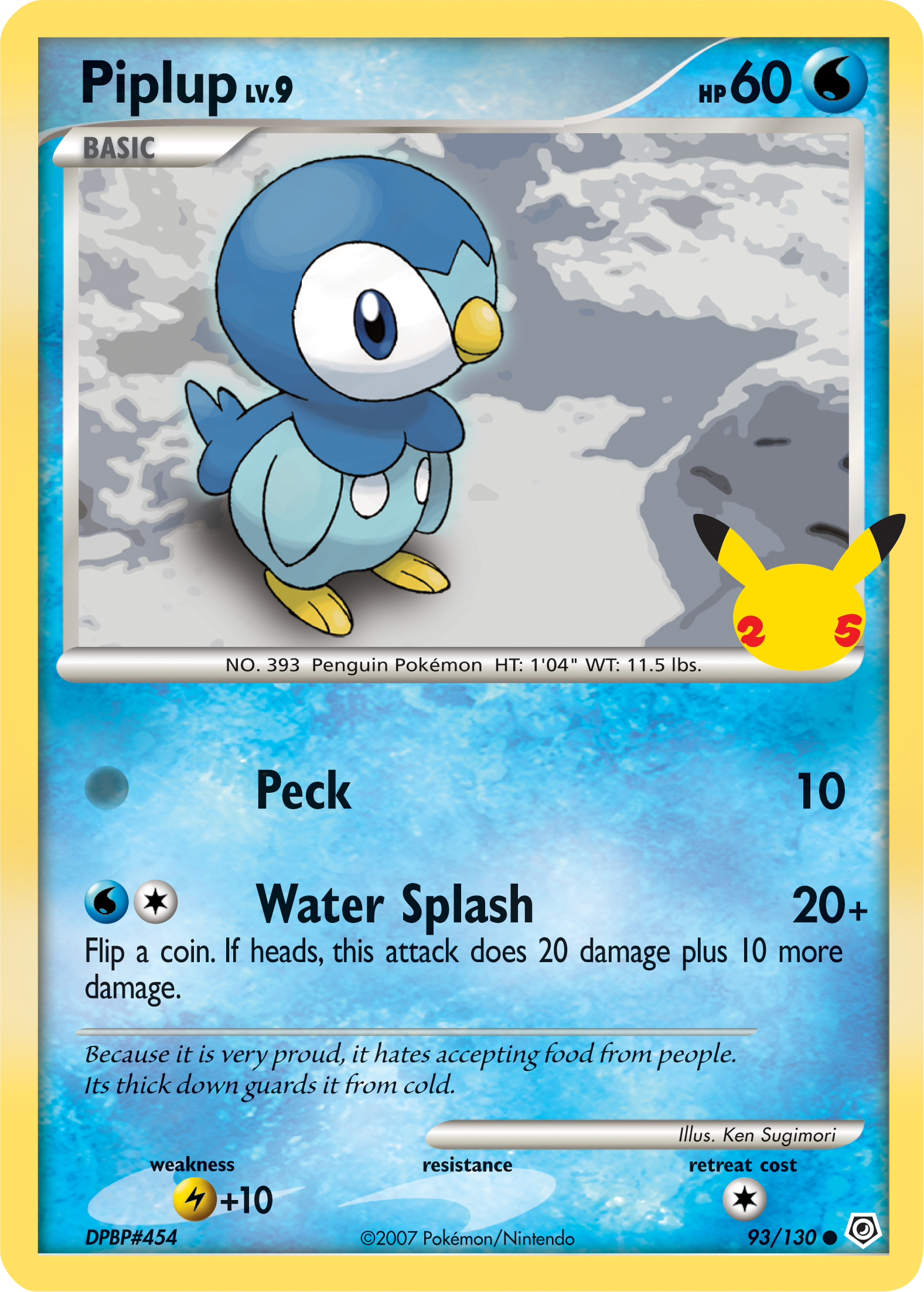 Piplup (93/130) [First Partner Pack] | All Aboard Games