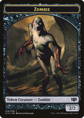 Demon (013/036) // Zombie (016/036) Double-sided Token [Commander 2014 Tokens] | All Aboard Games