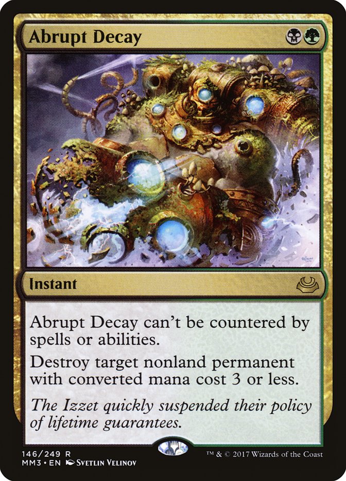 Abrupt Decay [Modern Masters 2017] | All Aboard Games