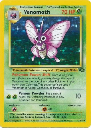 Venomoth (13/64) [Jungle Unlimited] | All Aboard Games