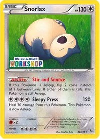 Snorlax (80/106) (Build-a-Bear Workshop Exclusive) [XY: Flashfire] | All Aboard Games