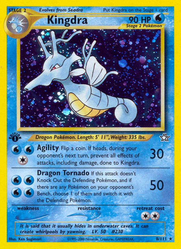 Kingdra (8/111) [Neo Genesis 1st Edition] | All Aboard Games