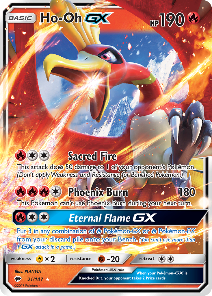 Ho-Oh GX (21/147) [Sun & Moon: Burning Shadows] | All Aboard Games