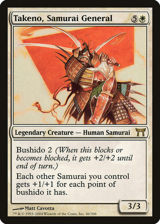 Takeno, Samurai General [Champions of Kamigawa] | All Aboard Games