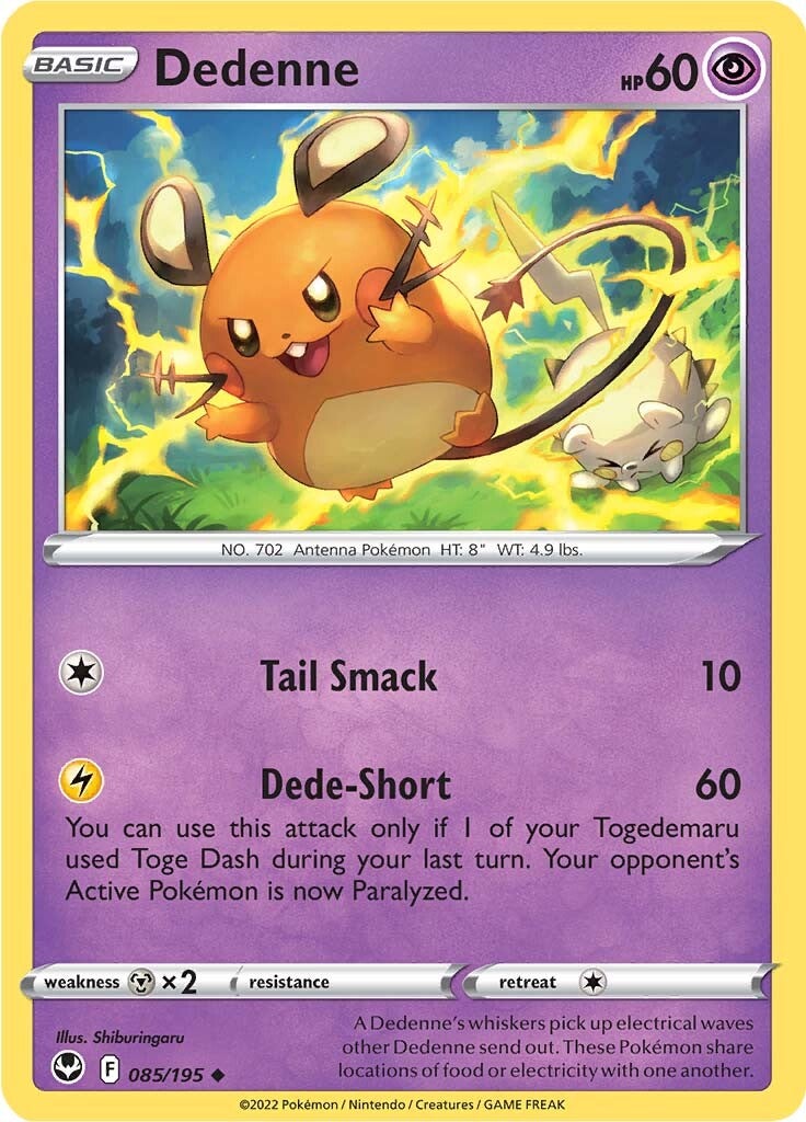 Dedenne (085/195) [Sword & Shield: Silver Tempest] | All Aboard Games