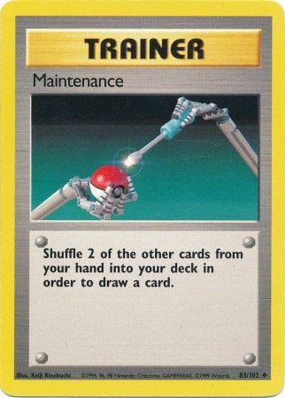 Maintenance (83/102) [Base Set Unlimited] | All Aboard Games