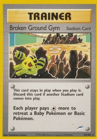Broken Ground Gym (92/105) [Neo Destiny Unlimited] | All Aboard Games