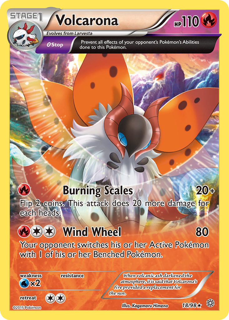 Volcarona (18/98) [XY: Ancient Origins] | All Aboard Games