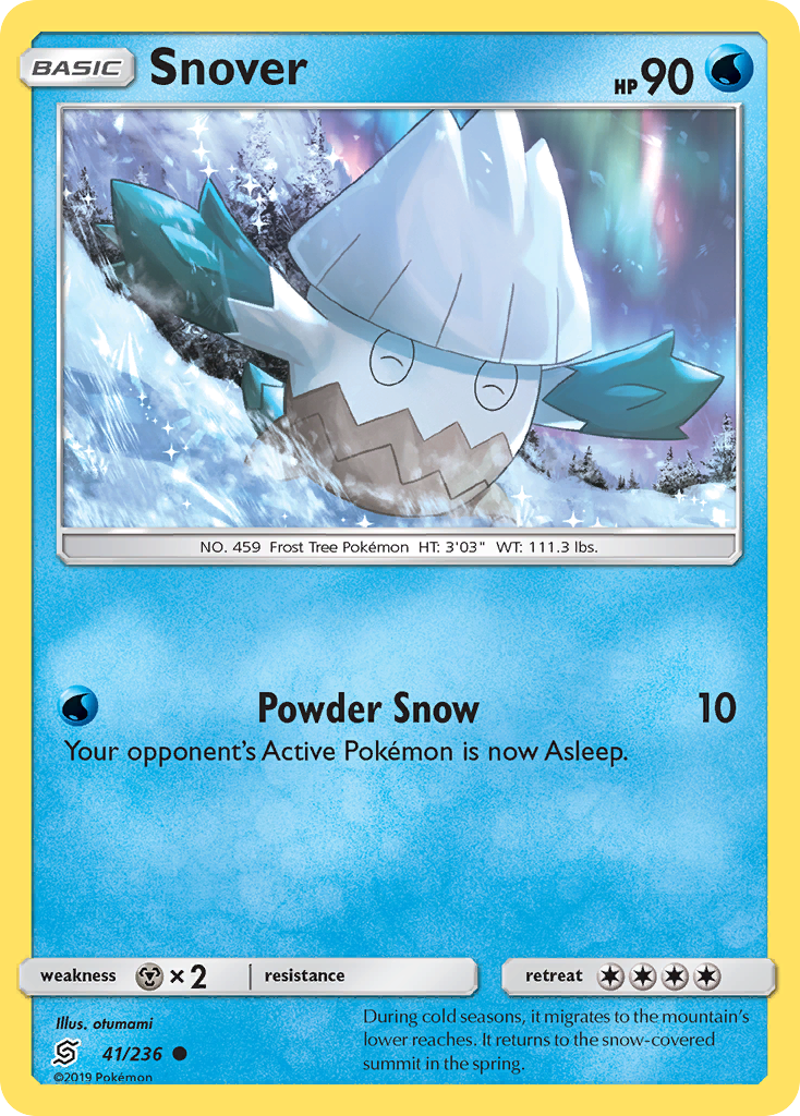 Snover (41/236) [Sun & Moon: Unified Minds] | All Aboard Games