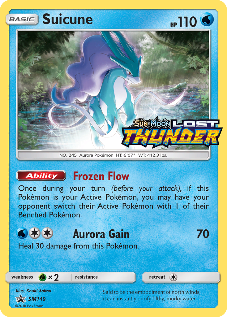 Suicune (SM149) [Sun & Moon: Black Star Promos] | All Aboard Games