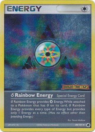 Rainbow Energy (88/101)(Delta Species) (Stamped) [EX: Dragon Frontiers] | All Aboard Games