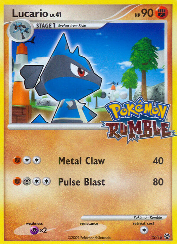 Lucario (12/16) [Pokémon Rumble] | All Aboard Games