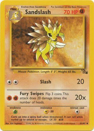 Sandslash (41/62) [Fossil Unlimited] | All Aboard Games