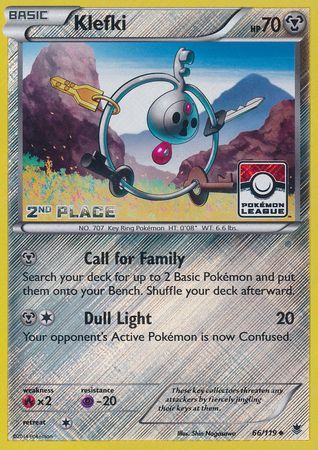 Klefki (66/119) (League Promo 2nd Place) [XY: Phantom Forces] | All Aboard Games