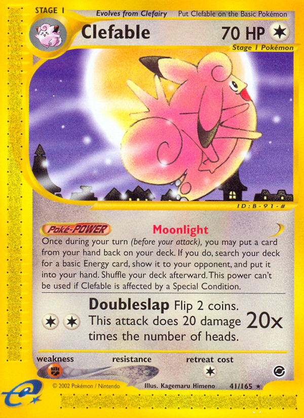 Clefable (41/165) [Expedition: Base Set] | All Aboard Games