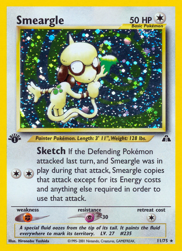 Smeargle (11/75) [Neo Discovery 1st Edition] | All Aboard Games
