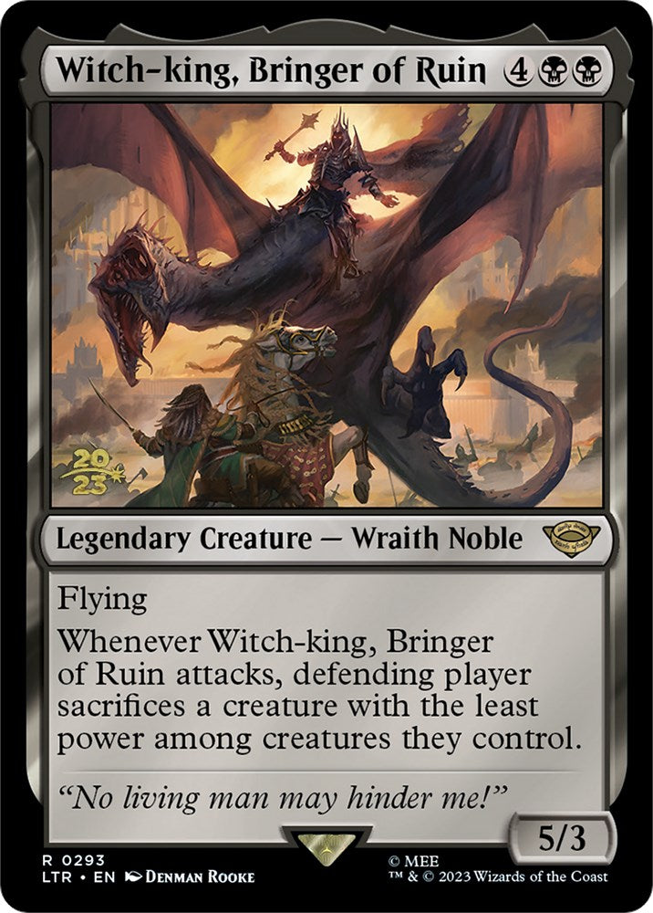 Witch-king, Bringer of Ruin [The Lord of the Rings: Tales of Middle-Earth Prerelease Promos] | All Aboard Games