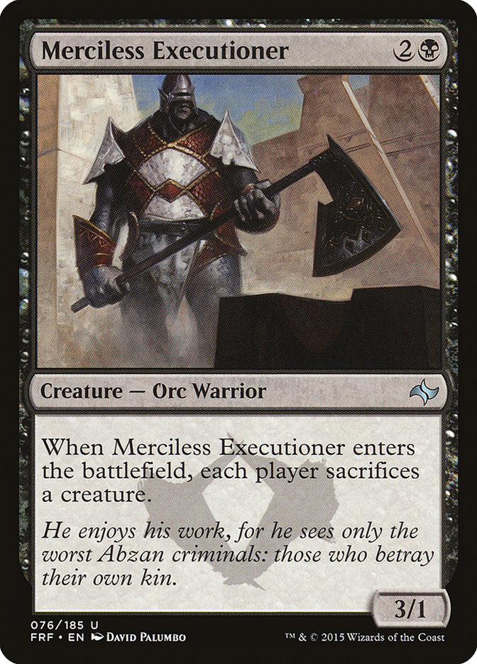 Merciless Executioner [Fate Reforged] | All Aboard Games