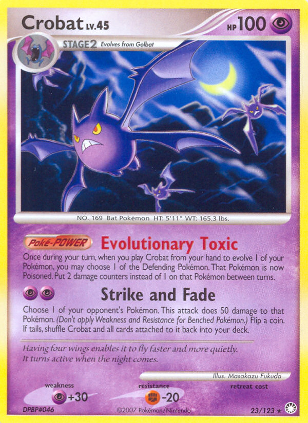 Crobat (23/123) [Diamond & Pearl: Mysterious Treasures] | All Aboard Games