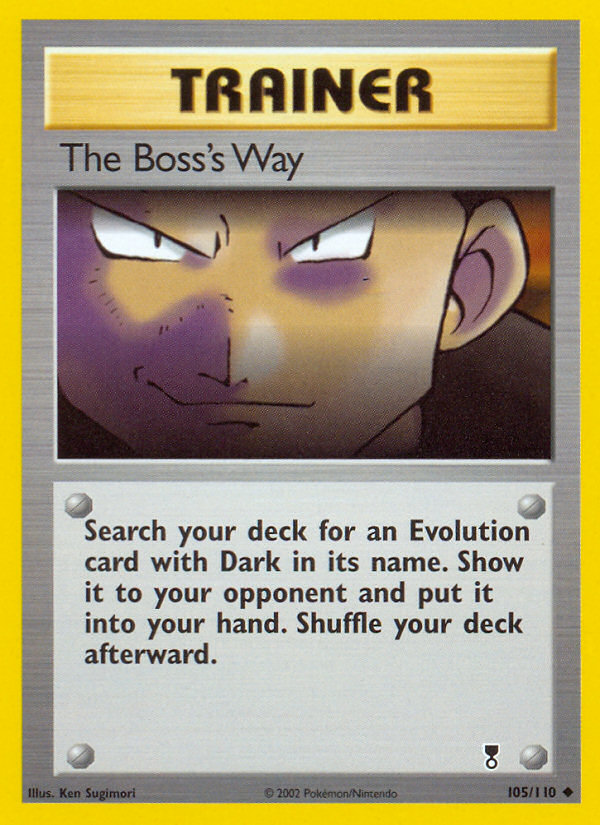 The Boss's Way (105/110) [Legendary Collection] | All Aboard Games