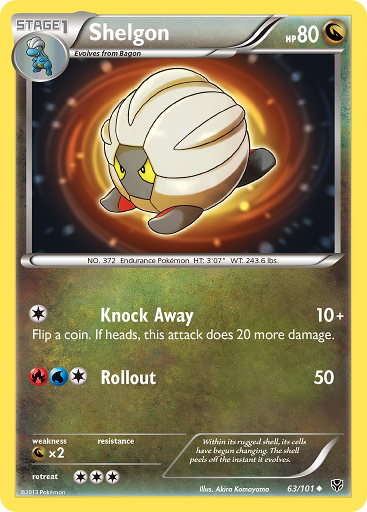 Shelgon (63/101) [Black & White: Plasma Blast] | All Aboard Games