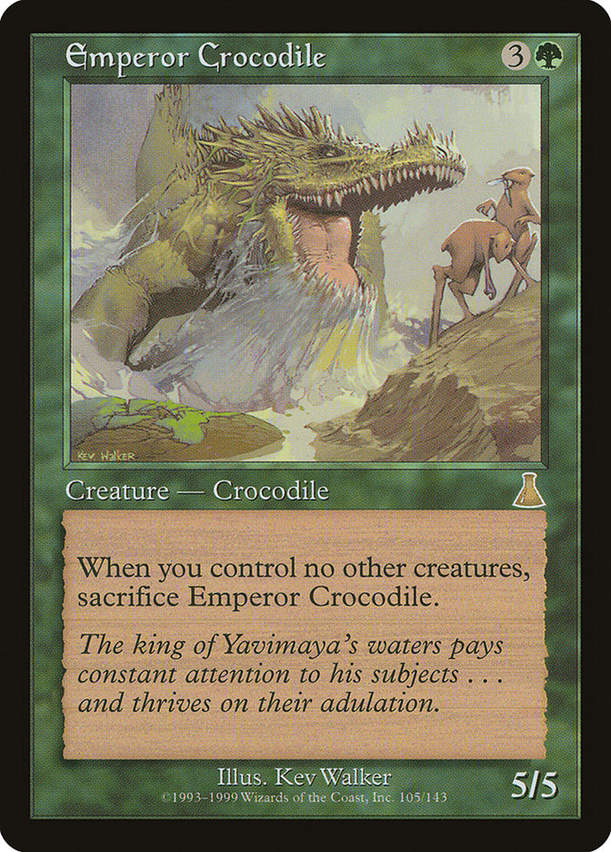 Emperor Crocodile [Urza's Destiny] | All Aboard Games