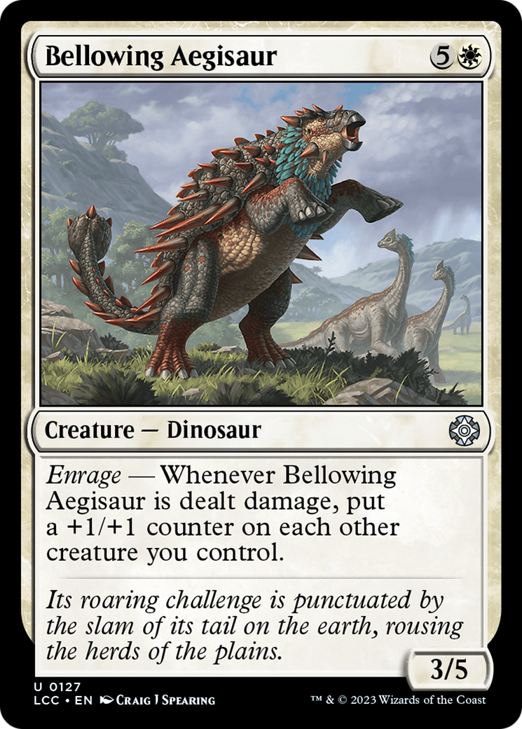 Bellowing Aegisaur [The Lost Caverns of Ixalan Commander] | All Aboard Games