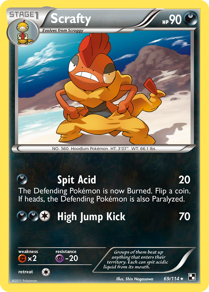 Scrafty (69/114) [Black & White: Base Set] | All Aboard Games