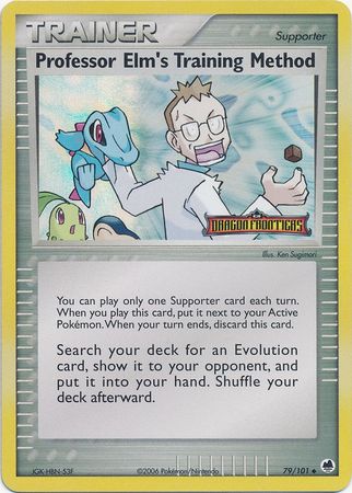 Professor Elm's Training Method (79/101) (Stamped) [EX: Dragon Frontiers] | All Aboard Games