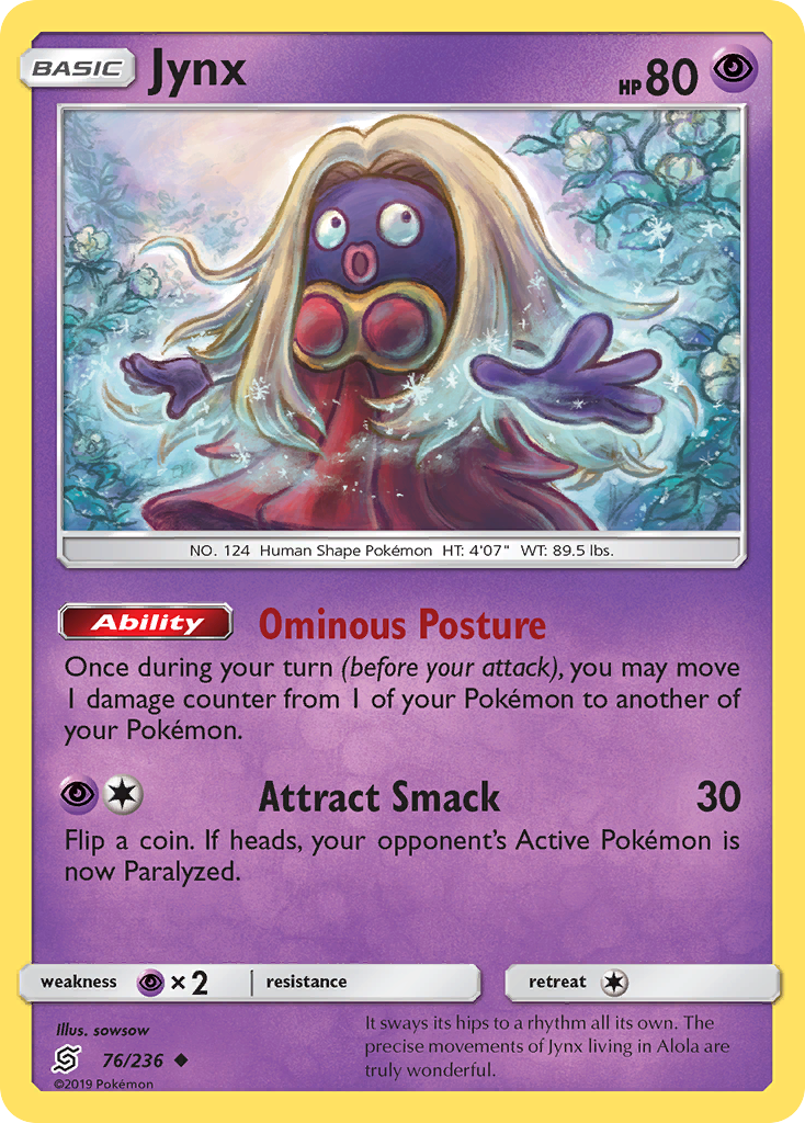Jynx (76/236) [Sun & Moon: Unified Minds] | All Aboard Games