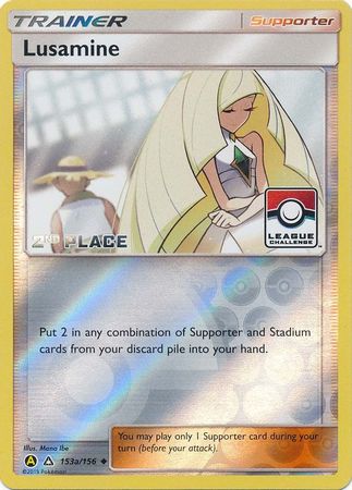 Lusamine (153a/156) (League Challenge Alt Art 2nd Place) [Sun & Moon: Ultra Prism] | All Aboard Games