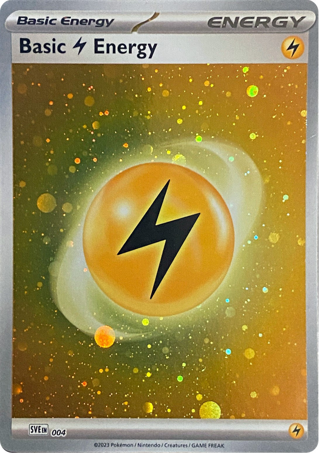Basic Lightning Energy (004) (Cosmos Holo) [Scarlet & Violet: Base Set] | All Aboard Games