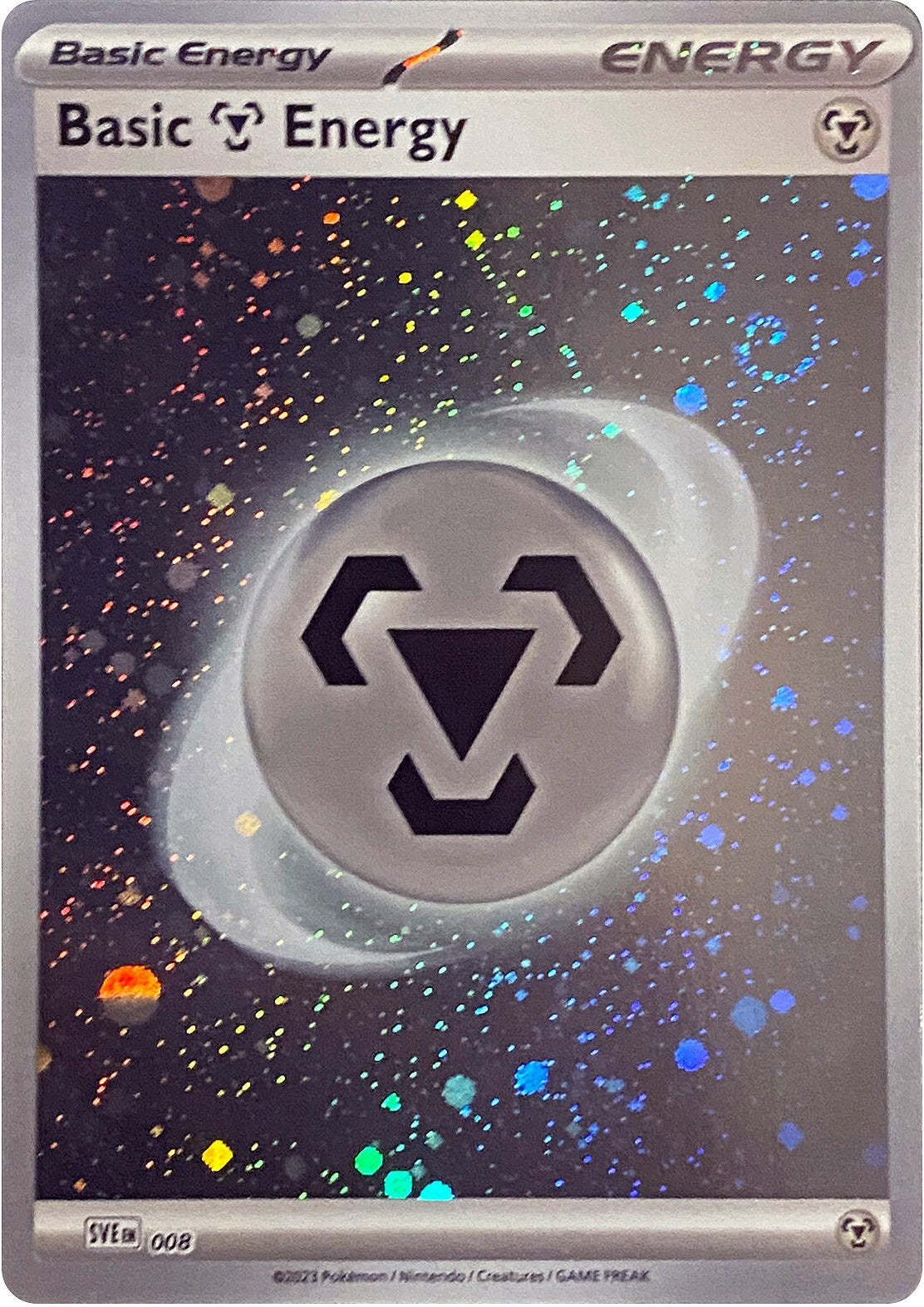 Basic Metal Energy (008) (Cosmos Holo) [Scarlet & Violet: Base Set] | All Aboard Games