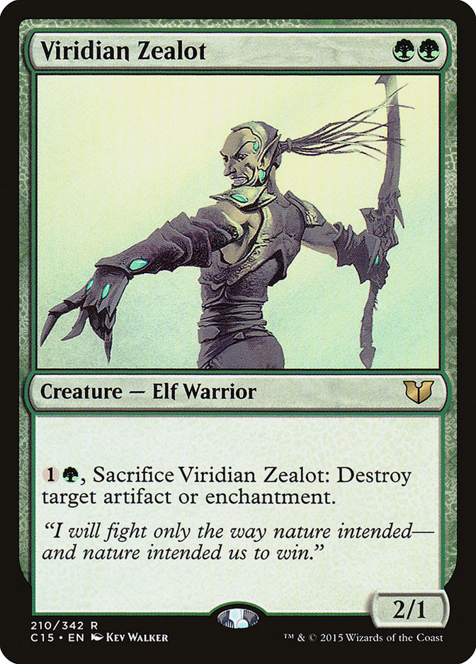 Viridian Zealot [Commander 2015] | All Aboard Games