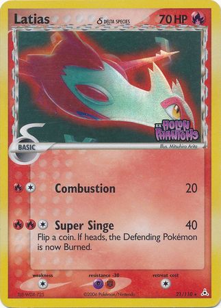 Latias (21/110) (Delta Species) (Stamped) [EX: Holon Phantoms] | All Aboard Games