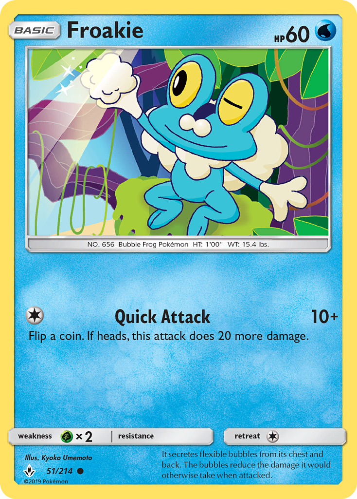 Froakie (51/214) [Sun & Moon: Unbroken Bonds] | All Aboard Games