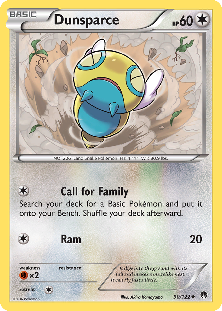 Dunsparce (90/122) [XY: BREAKpoint] | All Aboard Games