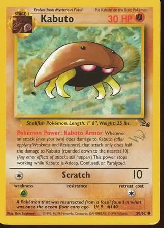 Kabuto (50/62) (W Stamped Promo) [Fossil Unlimited] | All Aboard Games