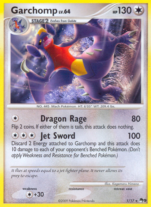 Garchomp (1/17) [POP Series 9] | All Aboard Games