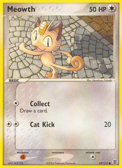 Meowth (69/112) [EX: FireRed & LeafGreen] | All Aboard Games