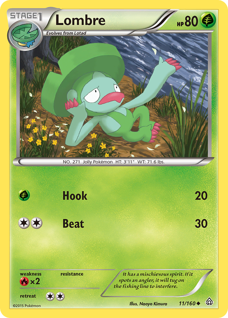 Lombre (11/160) [XY: Primal Clash] | All Aboard Games