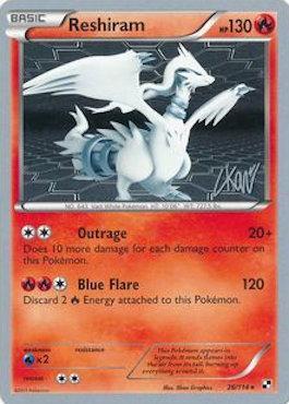 Reshiram (26/114) (Reshiphlosion - Christopher Kan) [World Championships 2011] | All Aboard Games