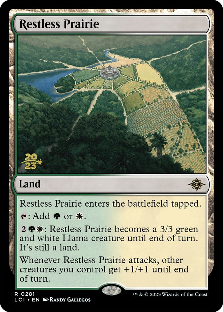Restless Prairie [The Lost Caverns of Ixalan Prerelease Cards] | All Aboard Games