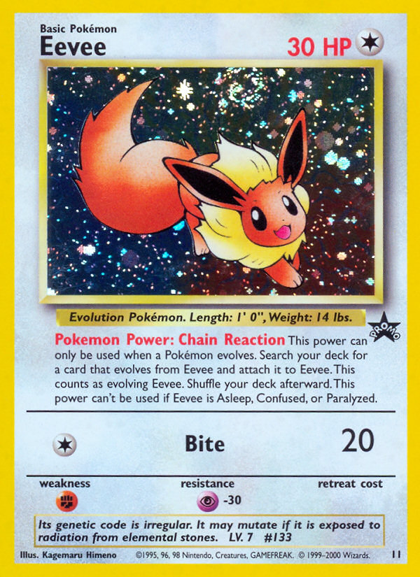 Eevee (11) [Wizards of the Coast: Black Star Promos] | All Aboard Games