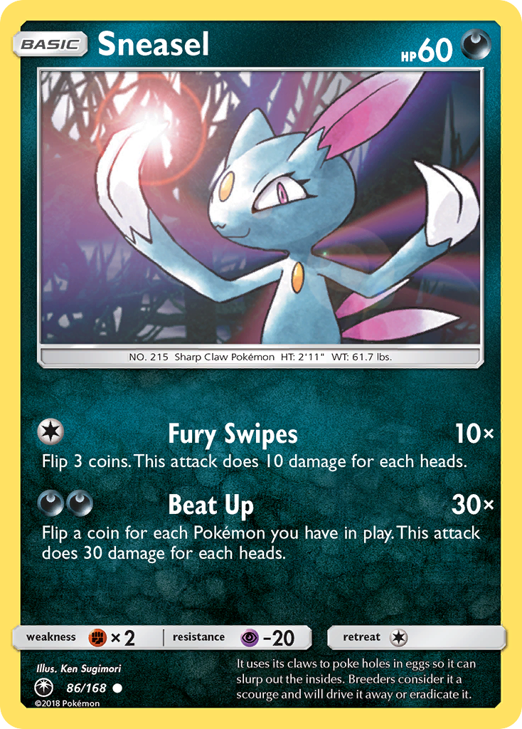 Sneasel (86/168) [Sun & Moon: Celestial Storm] | All Aboard Games