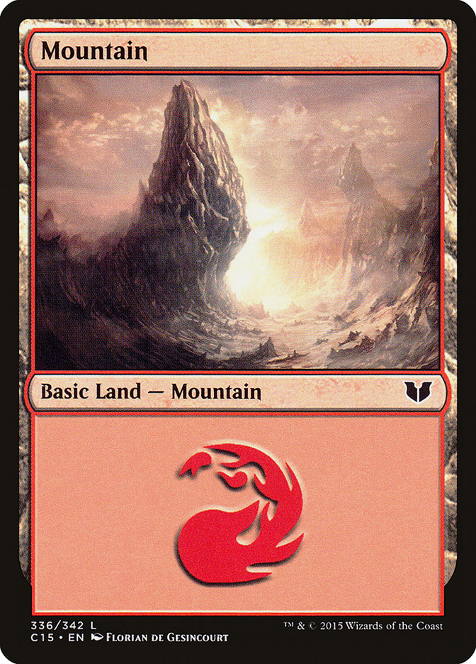 Mountain (336) [Commander 2015] | All Aboard Games