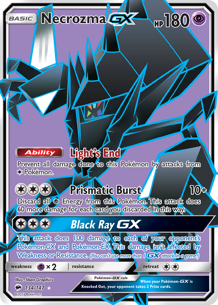 Necrozma GX (134/147) [Sun & Moon: Burning Shadows] | All Aboard Games