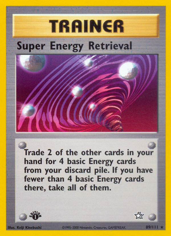 Super Energy Retrieval (89/111) [Neo Genesis 1st Edition] | All Aboard Games